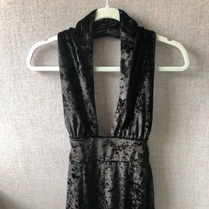 LF open back romper - size 4
